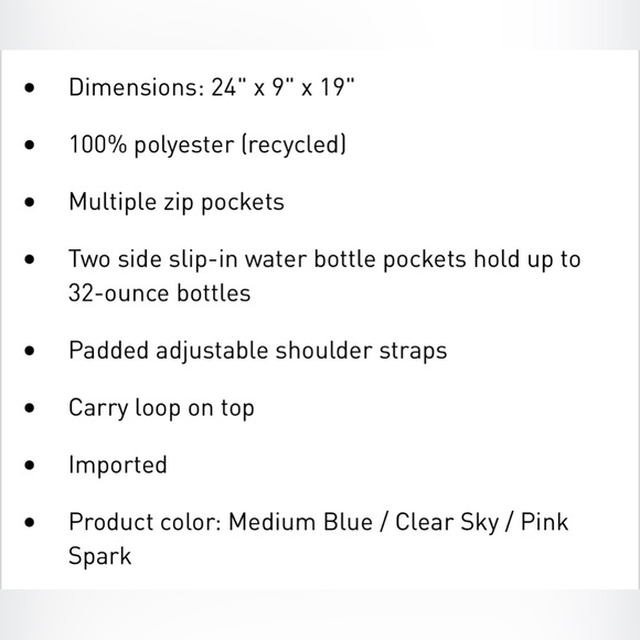 🎀NEW with Tags! Adidas Ombré Backpack🎀 - Picture 9 of 9